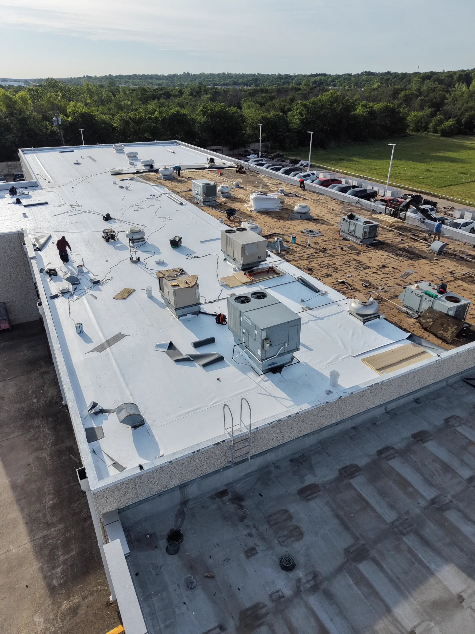 Reroof process